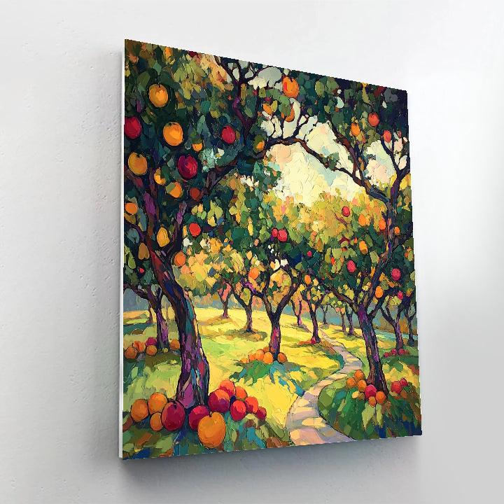 Michelangelo Inspired Celestial Orchards paint by numbers