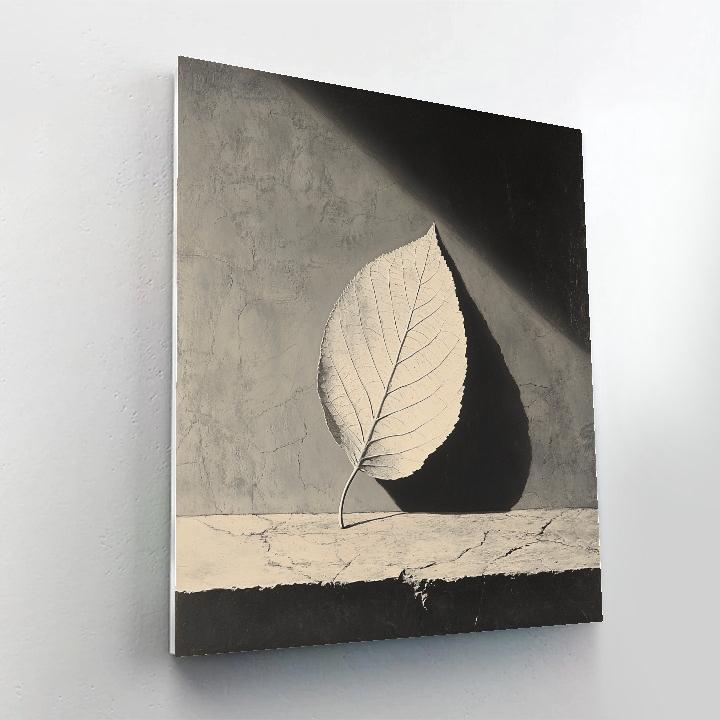 Caravaggio Inspired Fossilized Leaf Relic Numbered painting kits