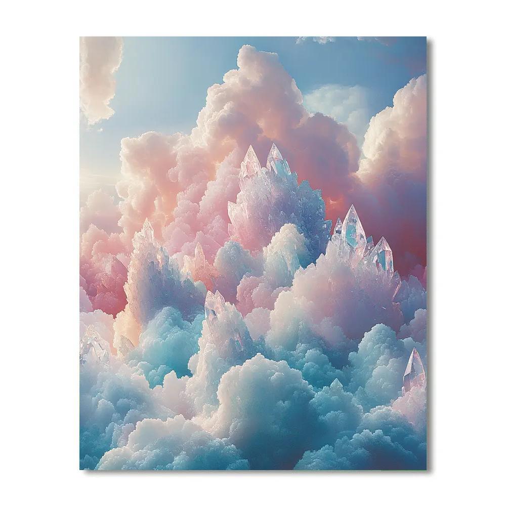 Michelangelo Inspired Quartz Clouds painting number kit