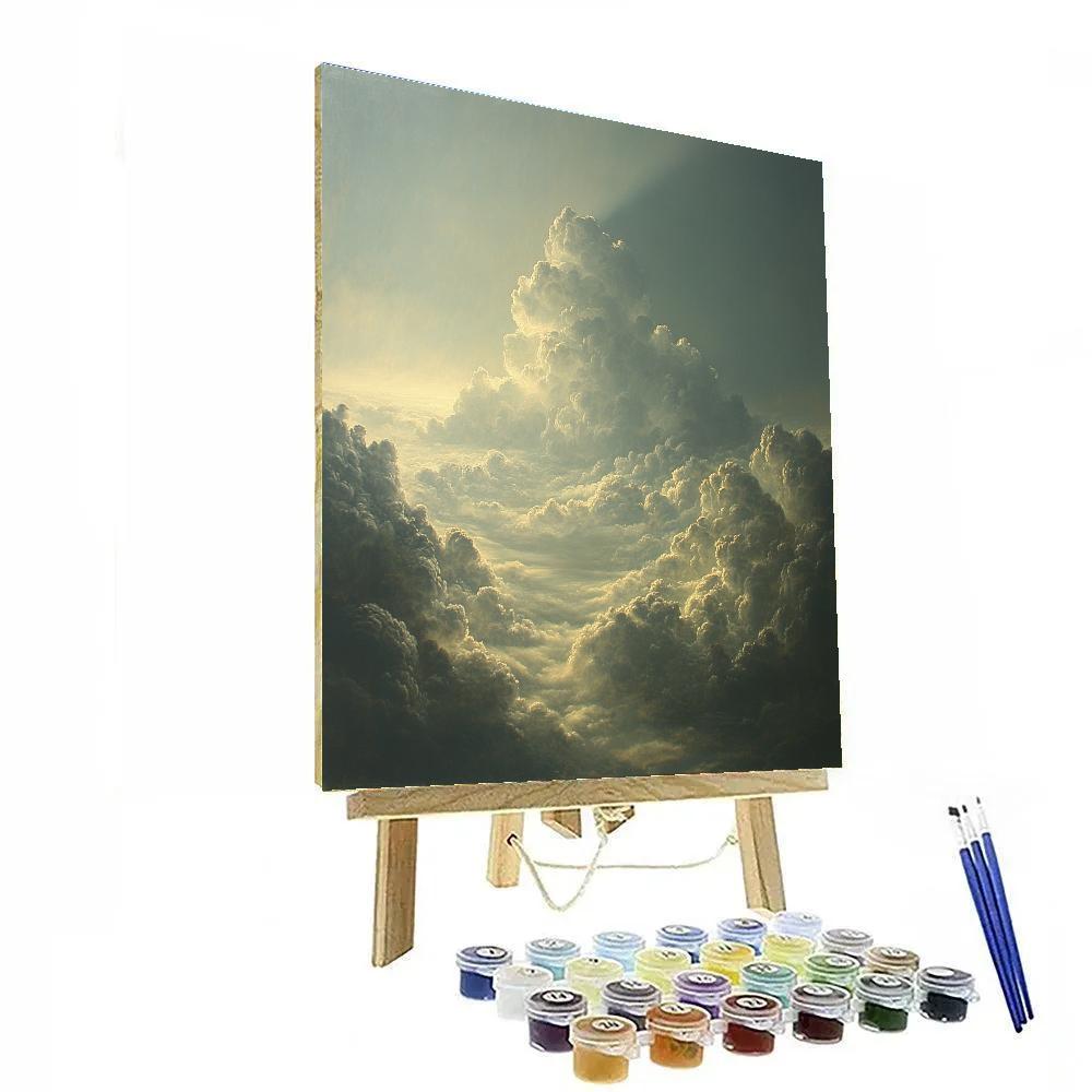 Caravaggio Inspired Storm Cloud Majesty paint by number