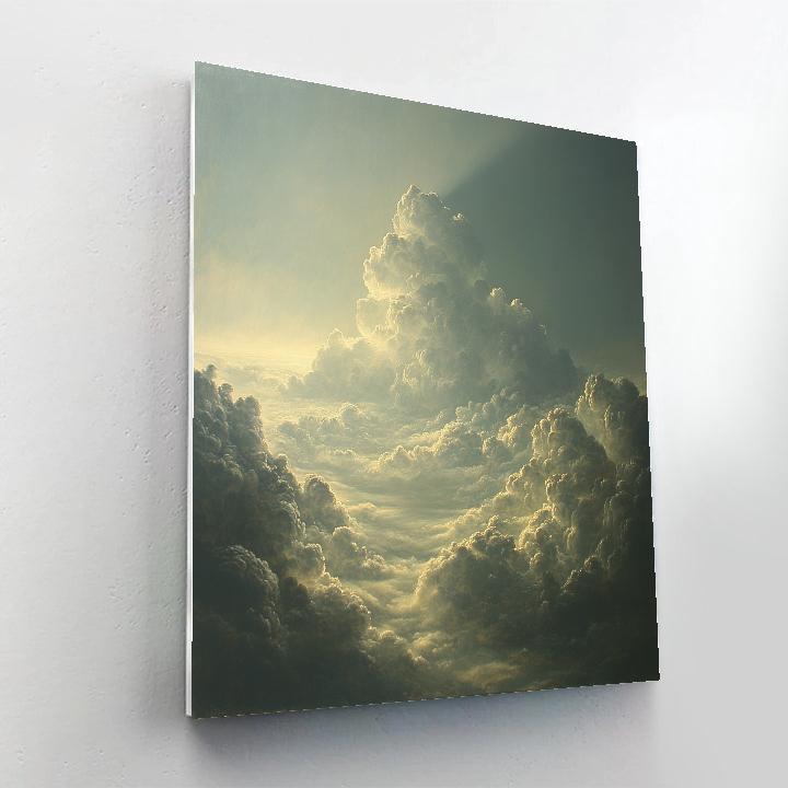 Caravaggio Inspired Storm Cloud Majesty paint by number