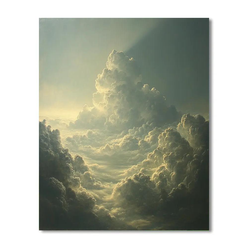 Caravaggio Inspired Storm Cloud Majesty paint by number