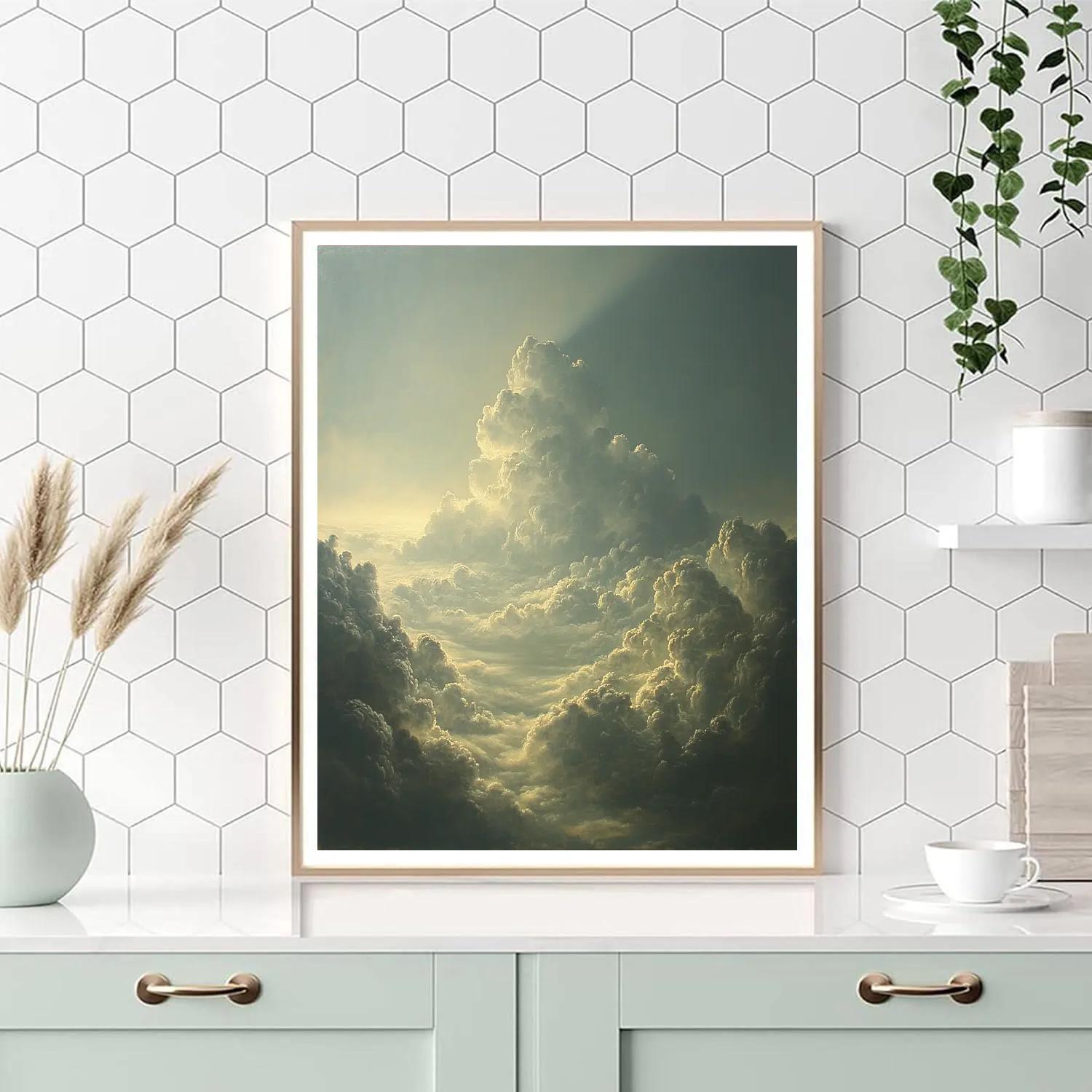 Caravaggio Inspired Storm Cloud Majesty paint by number