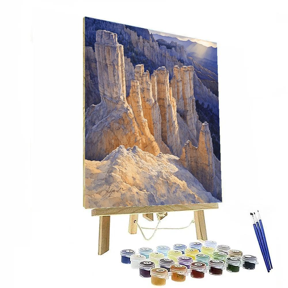 Michelangelo Inspired Erosion Sculptures paint by number