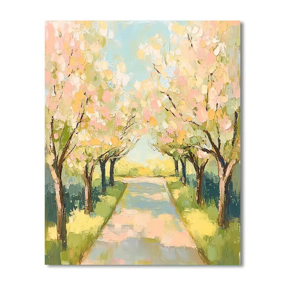 Claude Monet Inspired Orchard In Bloom Paint by numbers art