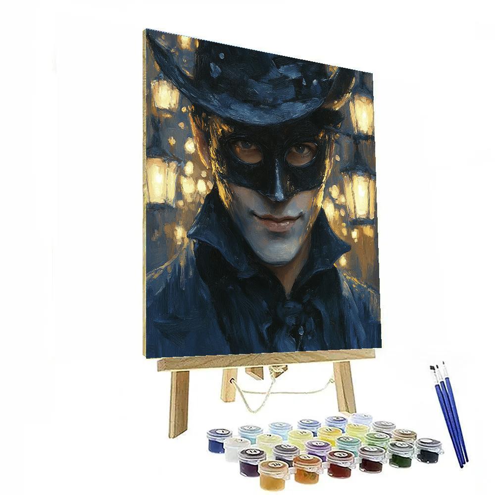 Goya Inspired Carnival Mask Painting by numbers kit