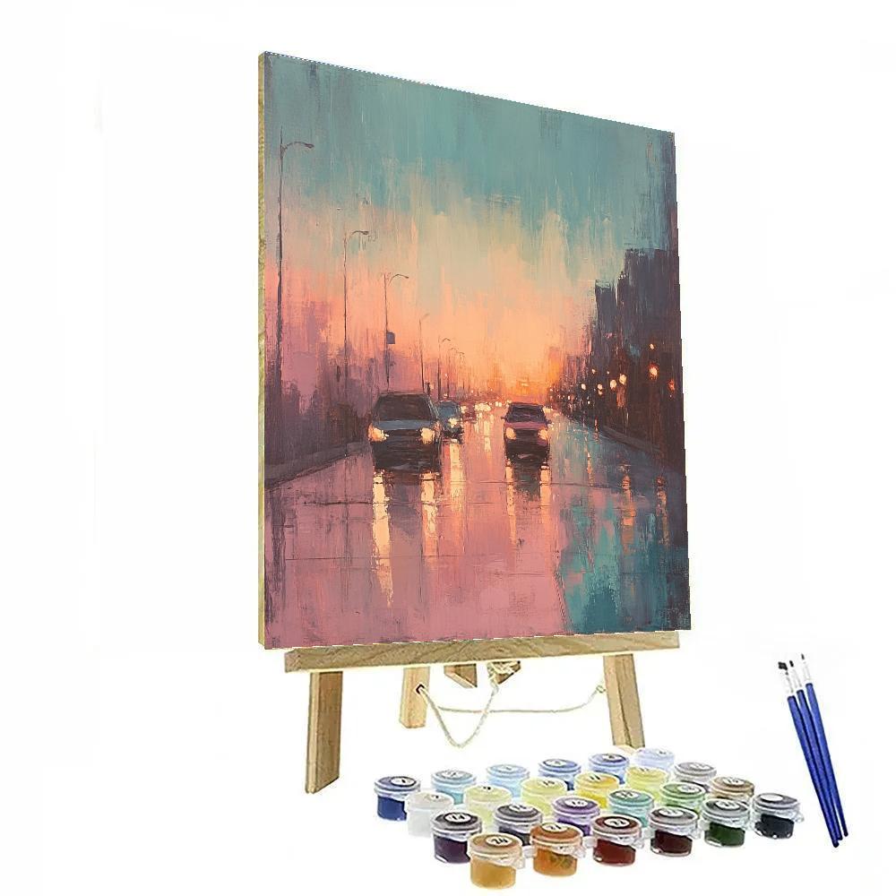 Edgar Degas Inspired Twilight Boulevard Echoes Numbered painting kits