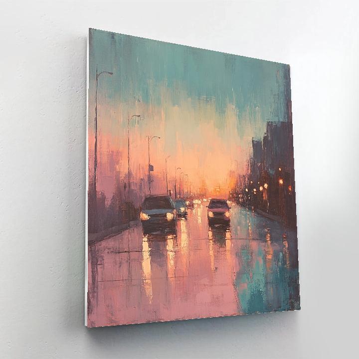 Edgar Degas Inspired Twilight Boulevard Echoes Numbered painting kits