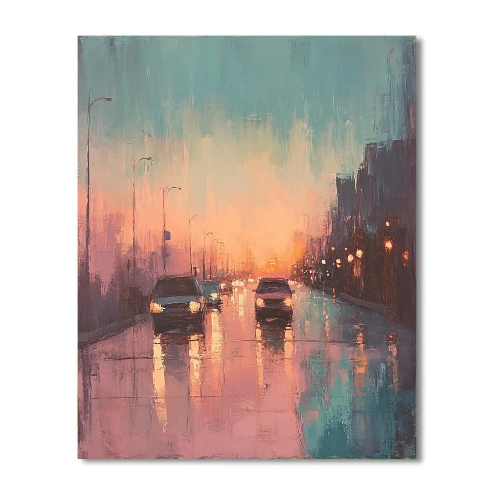 Edgar Degas Inspired Twilight Boulevard Echoes Numbered painting kits