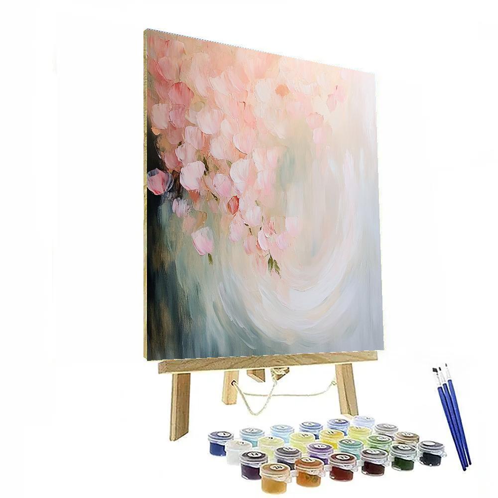 Edgar Degas Inspired Ballet Of Falling Petals Number painting