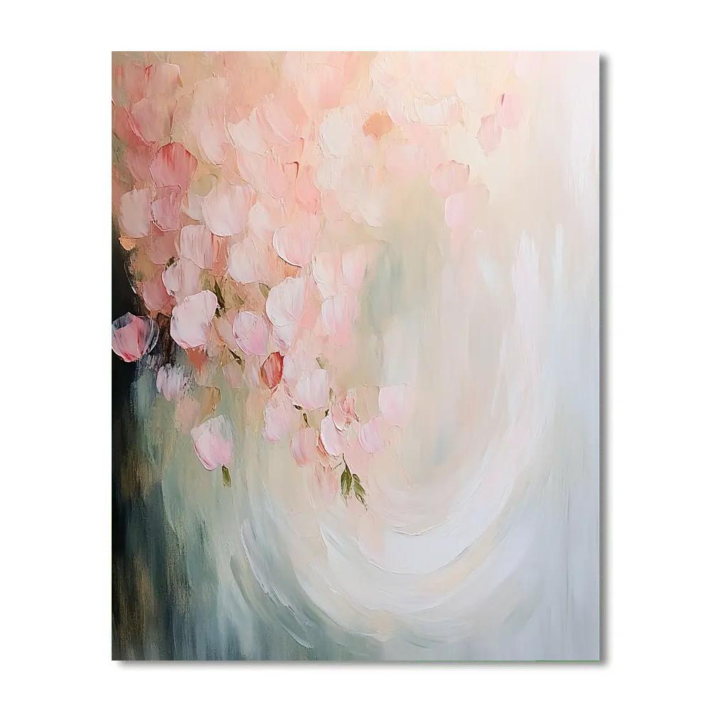 Edgar Degas Inspired Ballet Of Falling Petals Number painting