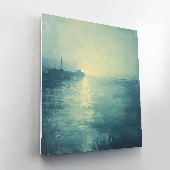 Edgar Degas Inspired Harbor Mist Symphony Painting by numbers kit
