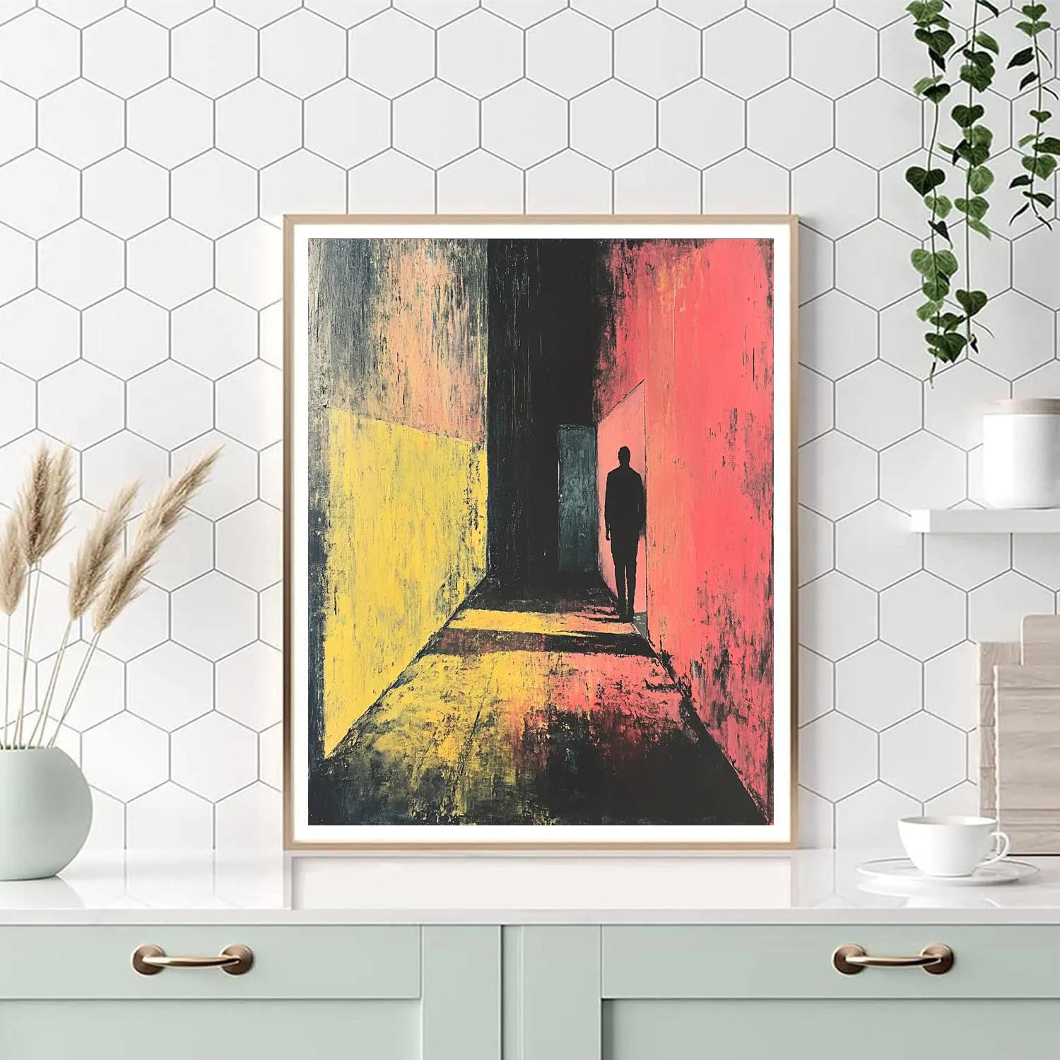 Francis Bacon Inspired Solitary Figure paint by number