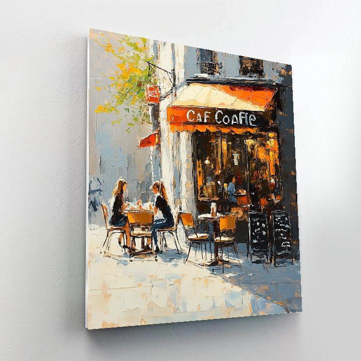 Édouard Manet Inspired Street Café At Noon Paint by numbers art