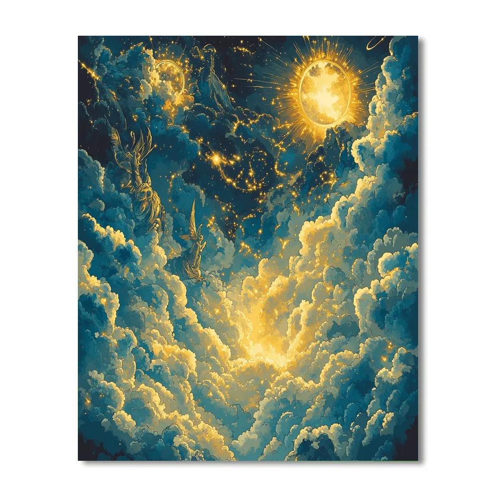 William Blake Inspired Allegorical Vision Paint by numbers kits