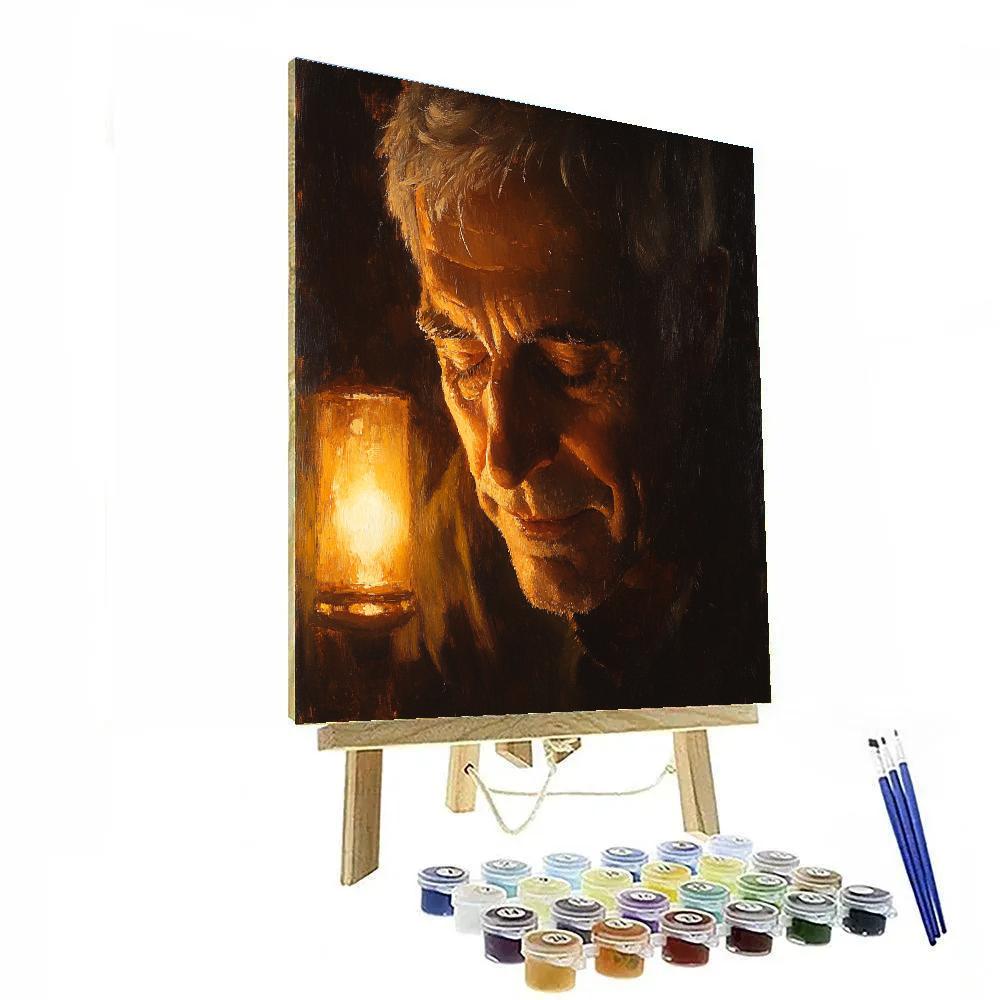 Rembrandt Inspired Elderly Portrait DIY paint by numbers