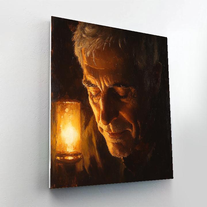 Rembrandt Inspired Elderly Portrait DIY paint by numbers