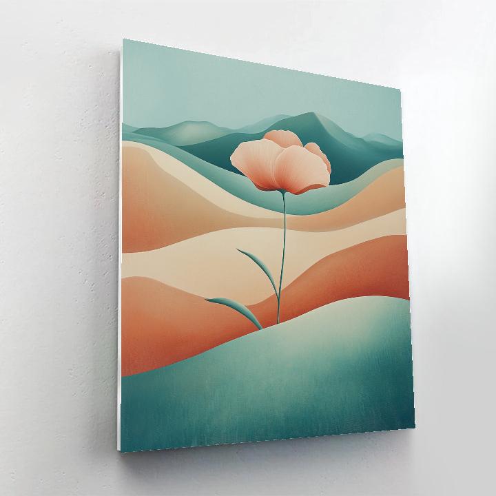 Georgia OKeeffe Inspired Desert Dune Numbered painting kits