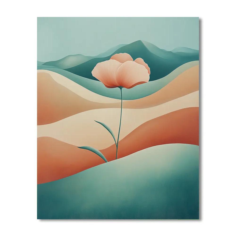 Georgia OKeeffe Inspired Desert Dune Numbered painting kits