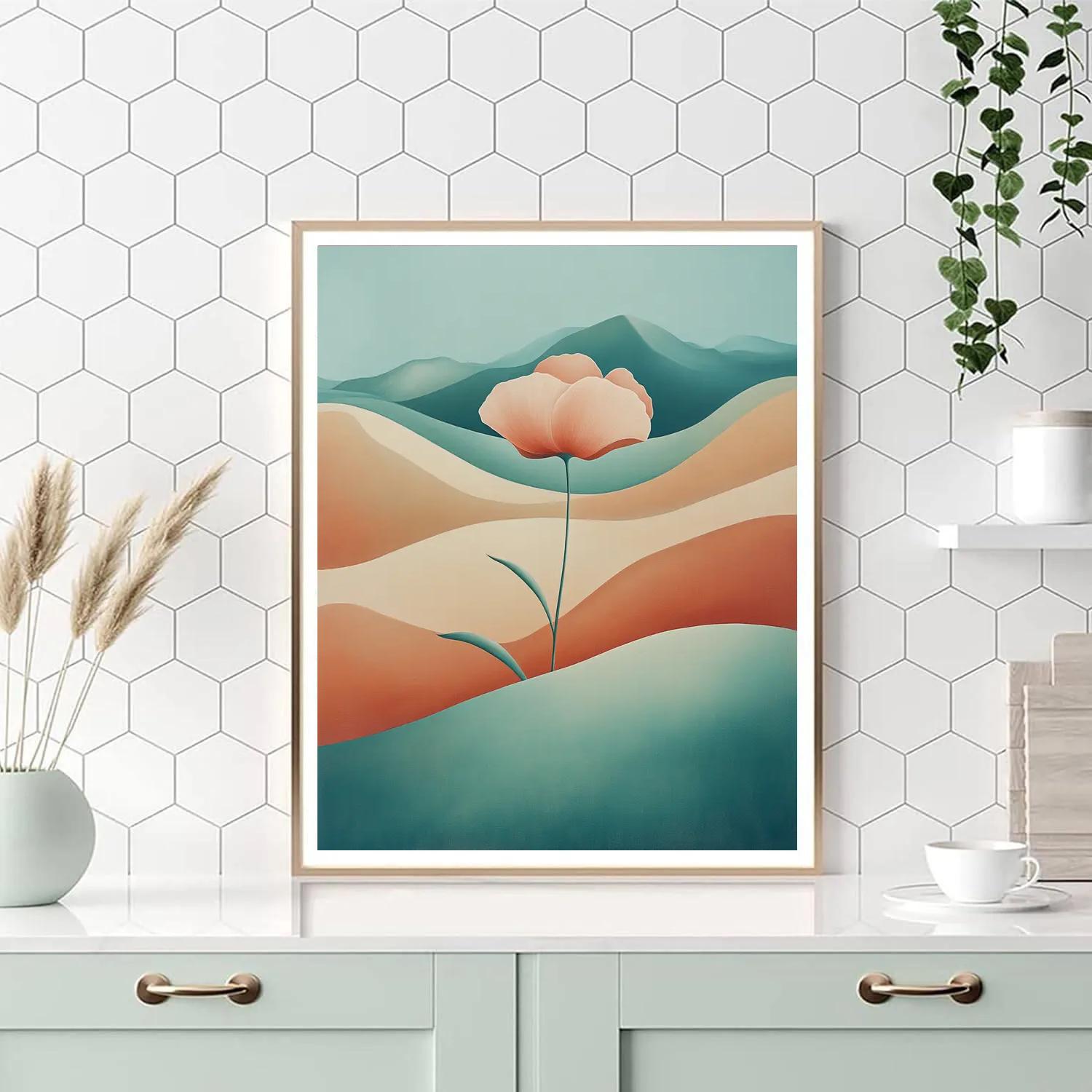 Georgia OKeeffe Inspired Desert Dune Numbered painting kits