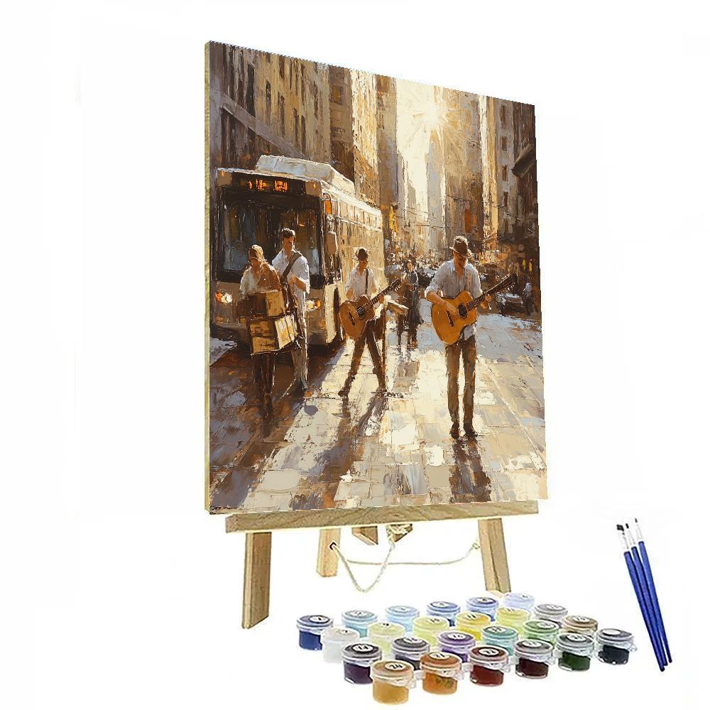 Édouard Manet Inspired Street Musicians Paint by numbers kits
