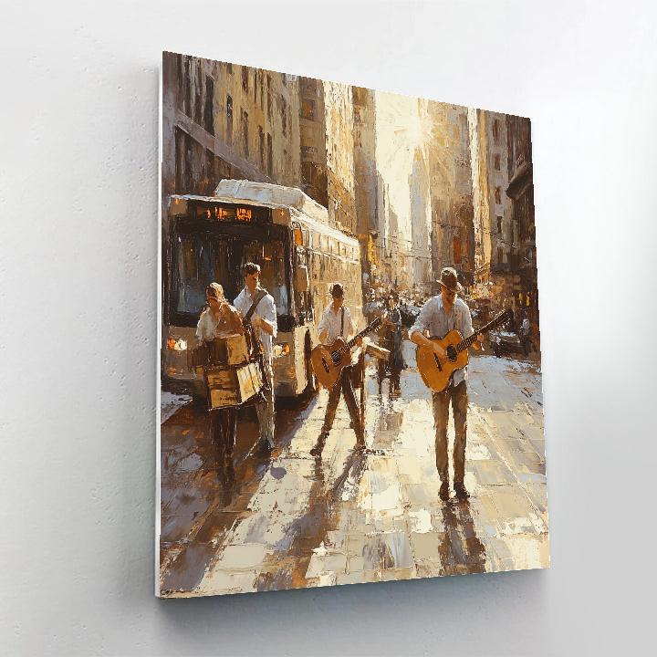 Édouard Manet Inspired Street Musicians Paint by numbers kits