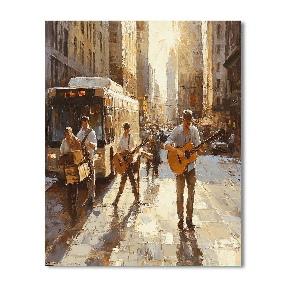 Édouard Manet Inspired Street Musicians Paint by numbers kits