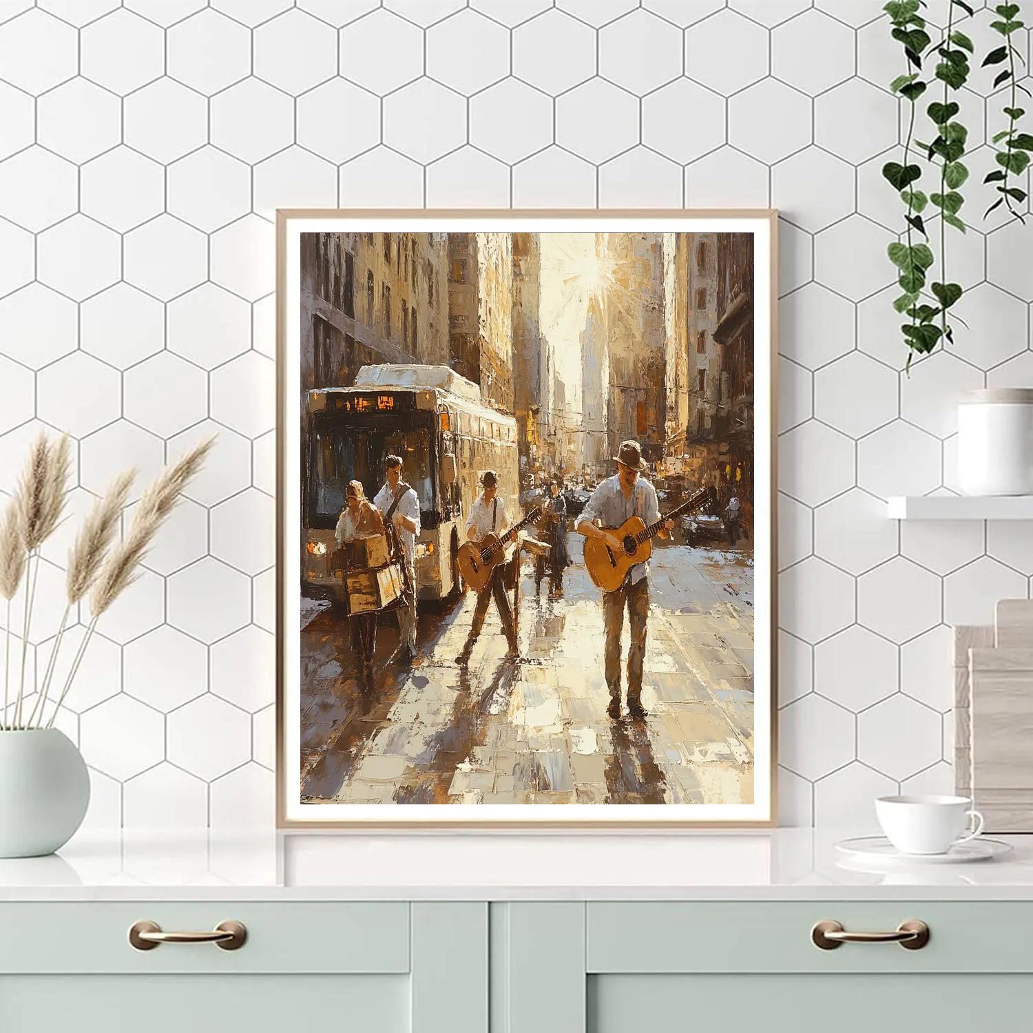 Édouard Manet Inspired Street Musicians Paint by numbers kits