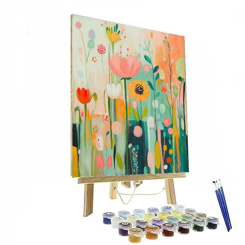 Paul Klee Inspired Dream Garden Paint by numbers art