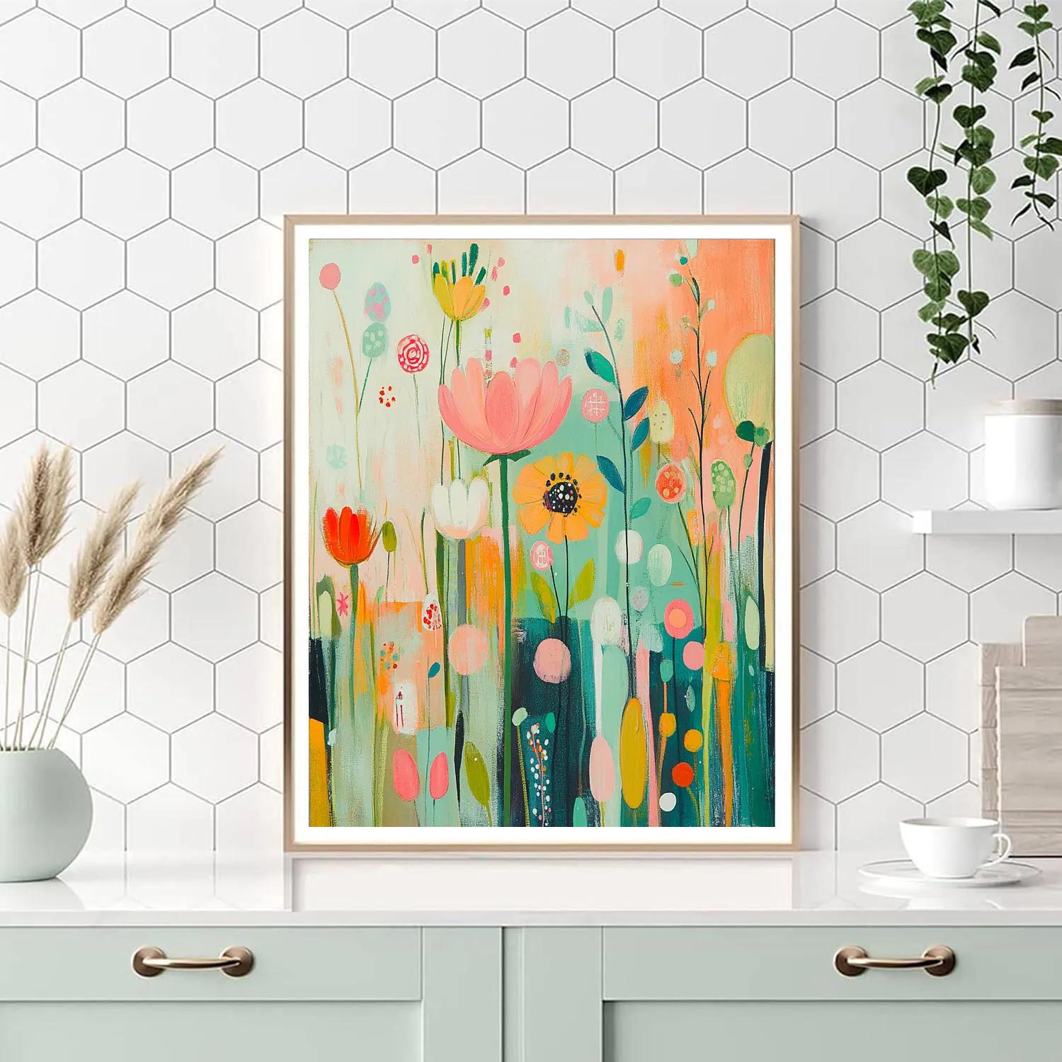 Paul Klee Inspired Dream Garden Paint by numbers art