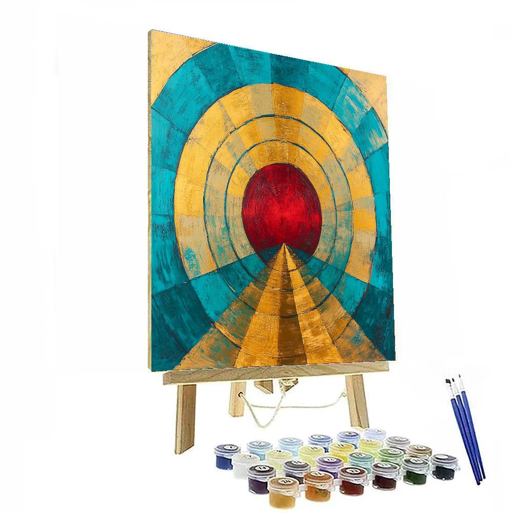 Wassily Kandinsky Inspired Cosmic Dance Paint by numbers kits