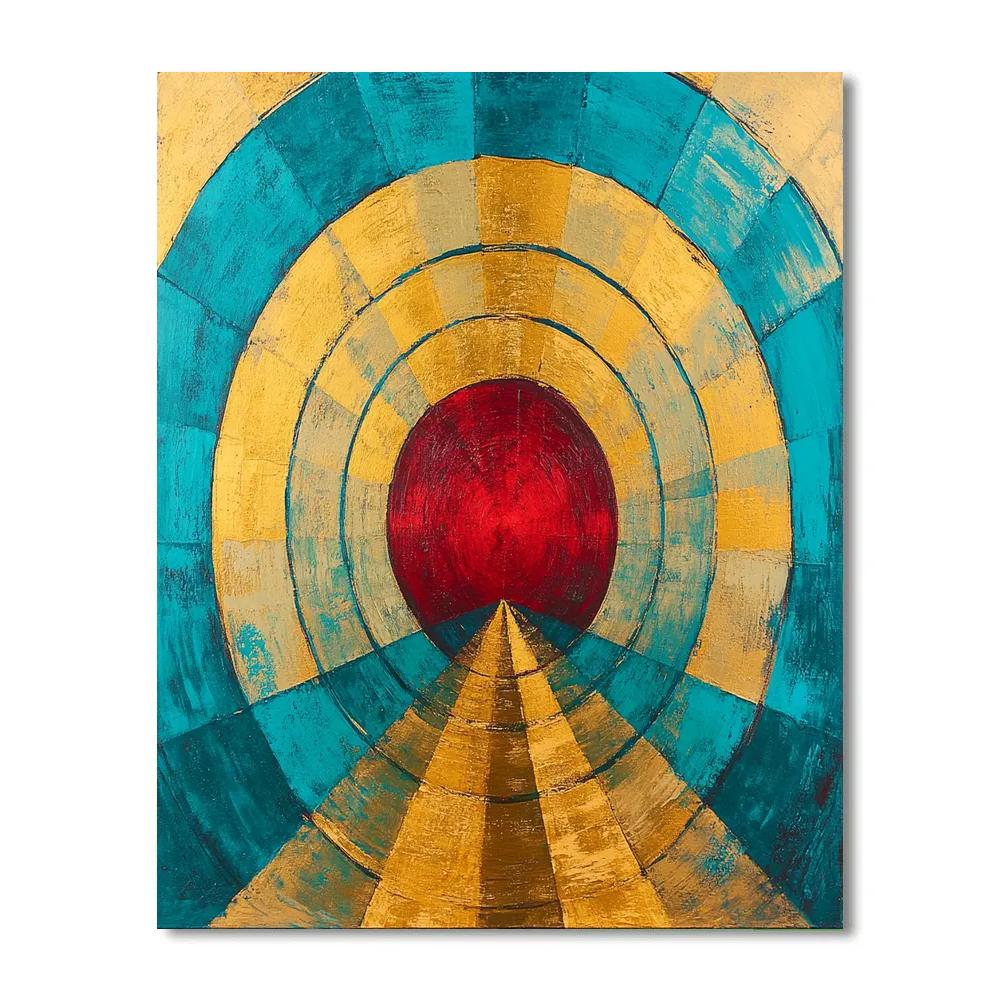 Wassily Kandinsky Inspired Cosmic Dance Paint by numbers kits
