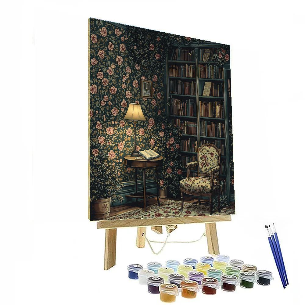 Edouard Vuillard Inspired Cozy Library Paint by numbers kits