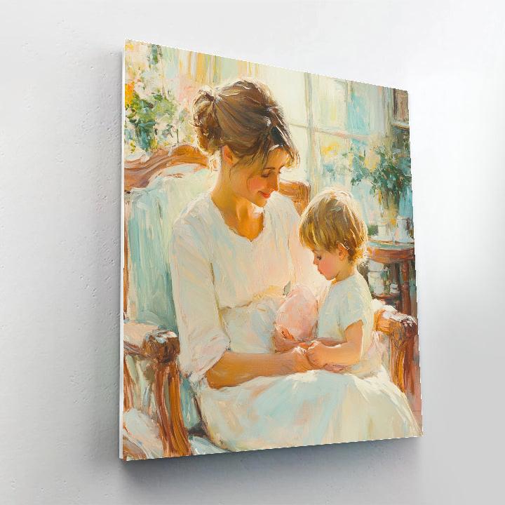 Mary Cassatt Inspired Mothers And Children painting number kit