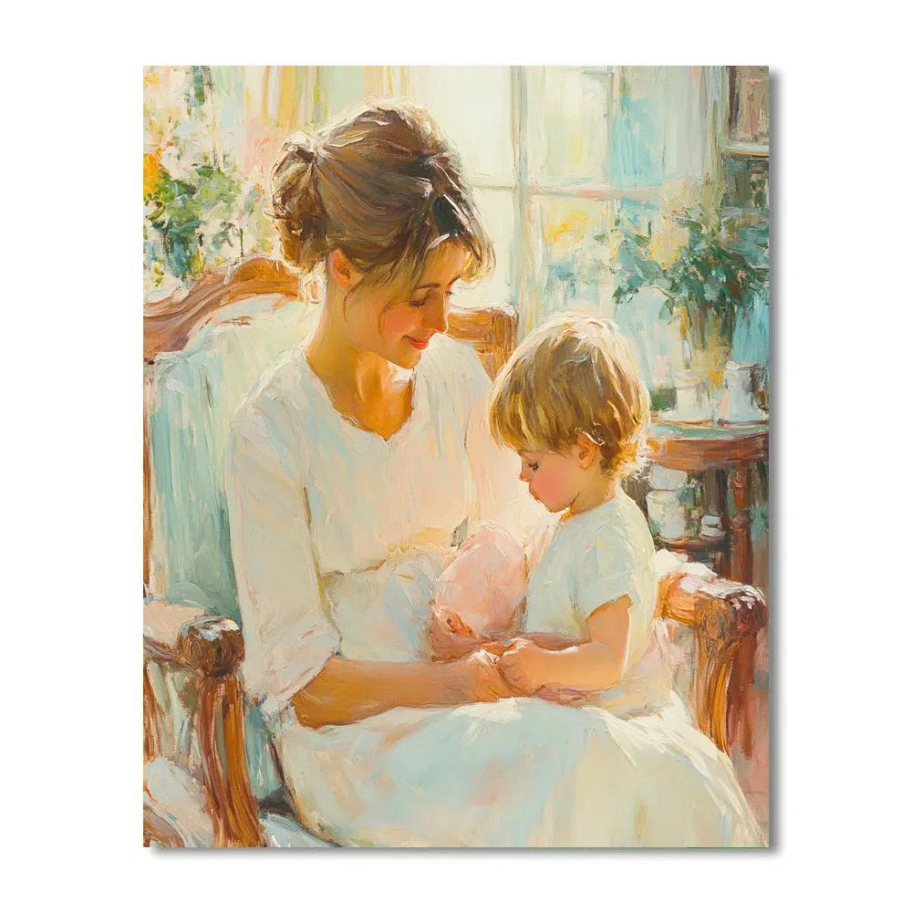 Mary Cassatt Inspired Mothers And Children painting number kit