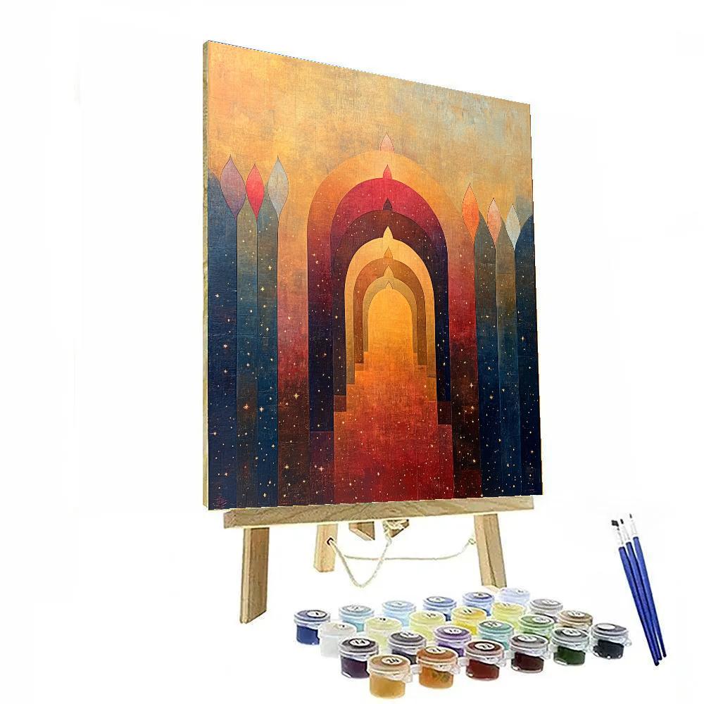 Paul Klee Inspired Celestial Garden Painting by numbers kit