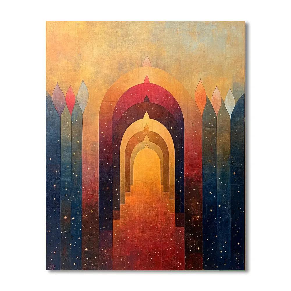 Paul Klee Inspired Celestial Garden Painting by numbers kit