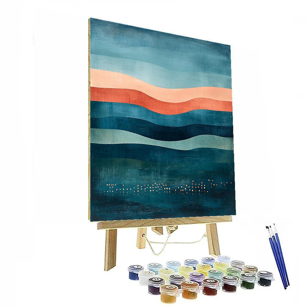 Paul Klee Inspired Luminous Tides Numbered painting kits