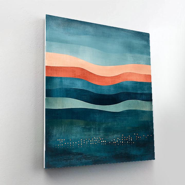 Paul Klee Inspired Luminous Tides Numbered painting kits