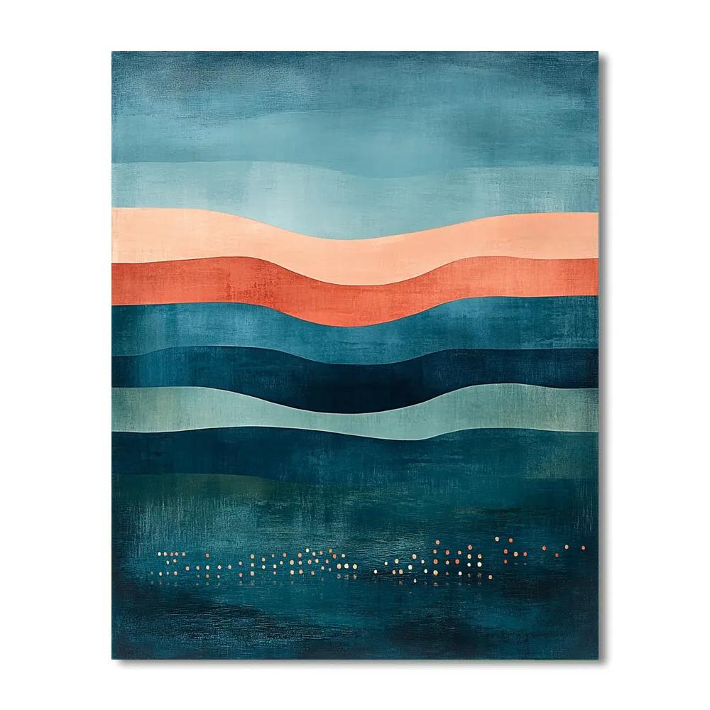 Paul Klee Inspired Luminous Tides Numbered painting kits