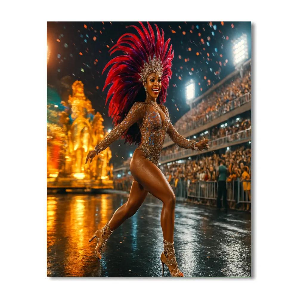 Rio Carnival Samba Lead DIY paint by numbers