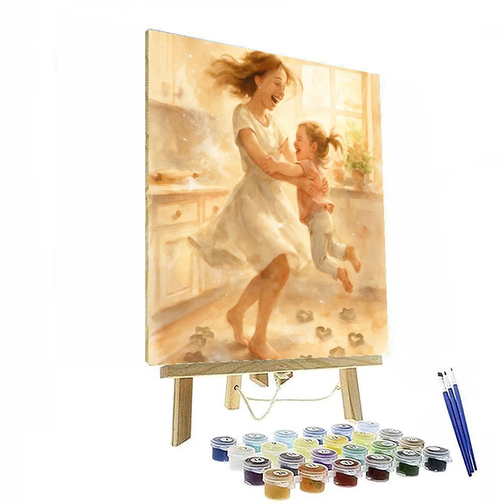 Kitchen Dance And Flour Kisses Paint by numbers kits
