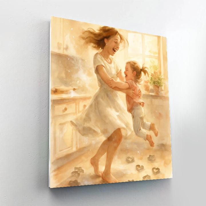 Kitchen Dance And Flour Kisses Paint by numbers kits