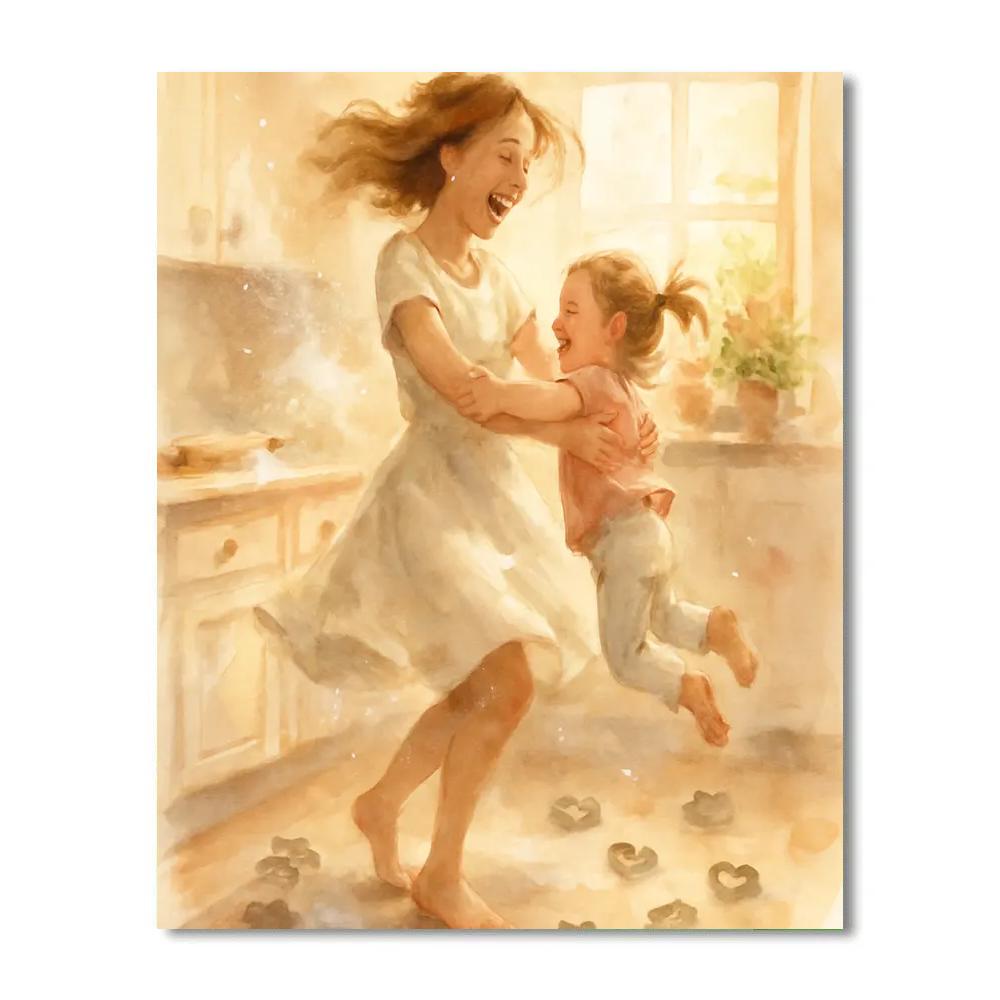 Kitchen Dance And Flour Kisses Paint by numbers kits