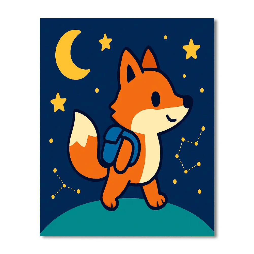 Starlight Fox Explorer Painting by numbers kit