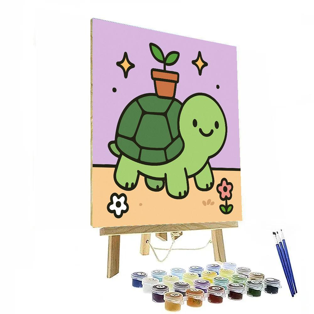 Cosmic Turtle Garden Paint by numbers kits