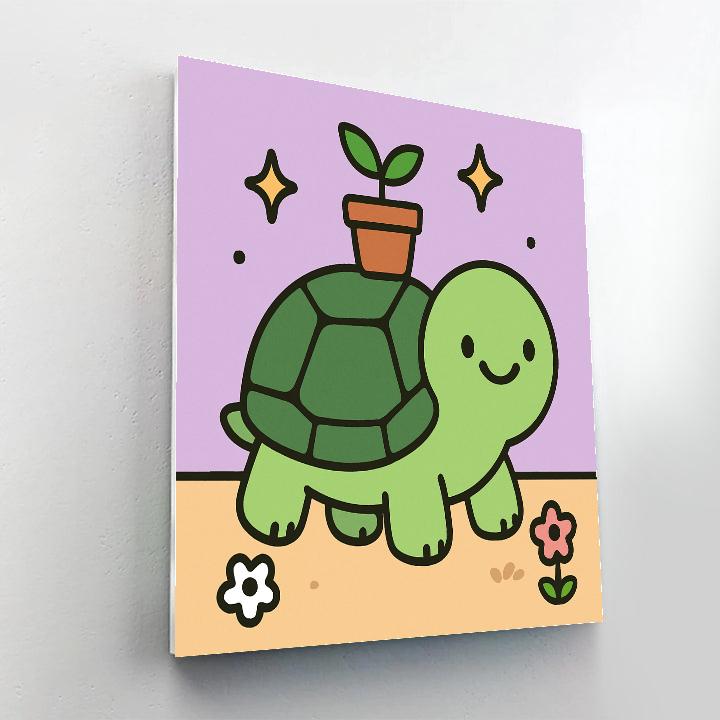 Cosmic Turtle Garden Paint by numbers kits