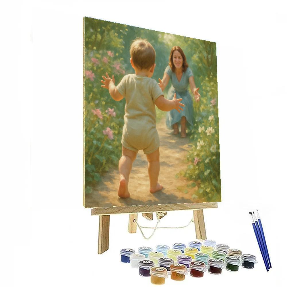 First Steps Garden Path Number painting