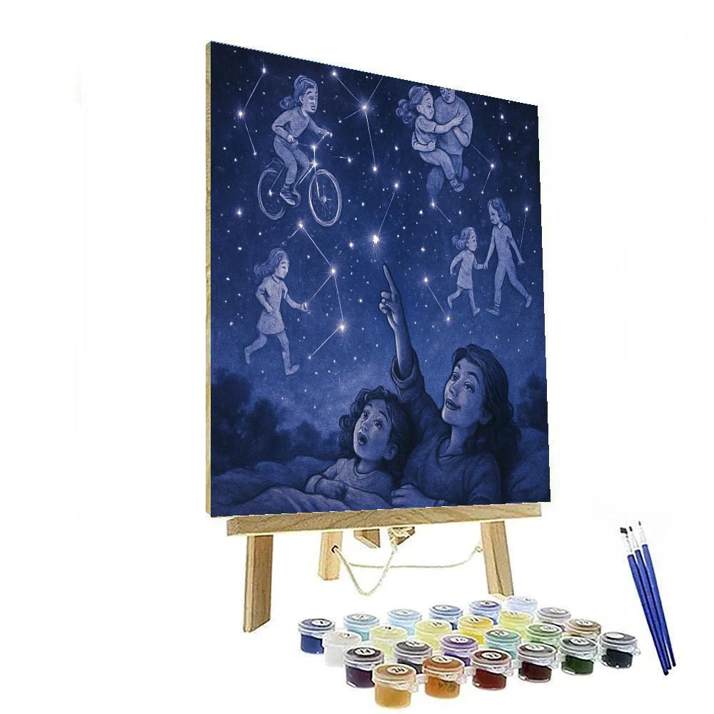 Stargazing Blanket Of Stories Paint by numbers kits