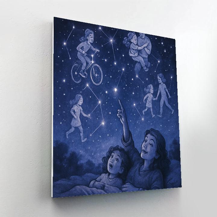 Stargazing Blanket Of Stories Paint by numbers kits